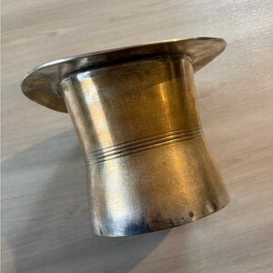 VINTAGE Art Deco Style Silverplated Top Hat Ice Bucket Gentleman’s Gift for Him